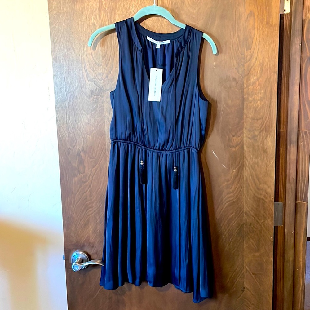 Collective Concepts Marilynn Dress. Size S. Navy. Silk.